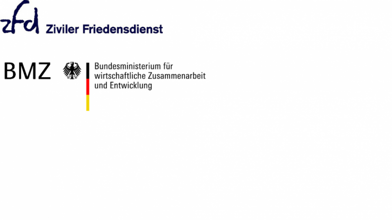 Logos des BMZ und ZFD