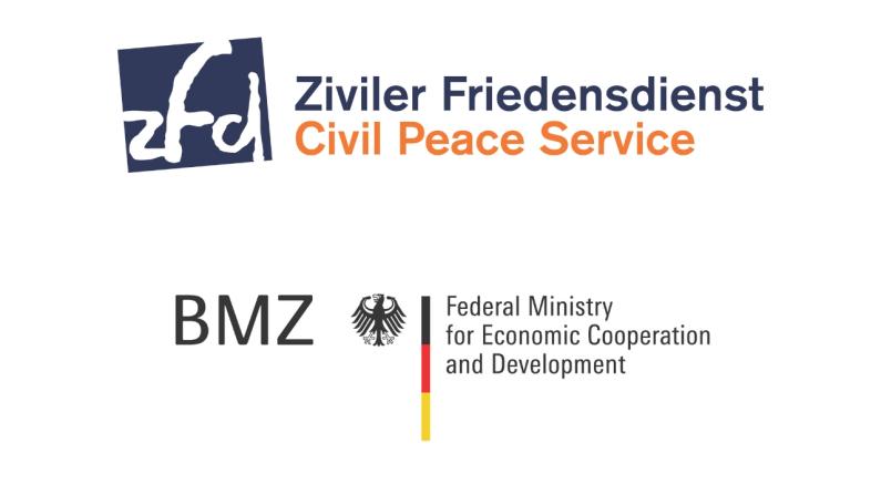 Logos ZFD and BMZ English Logos ZFD and BMZ
